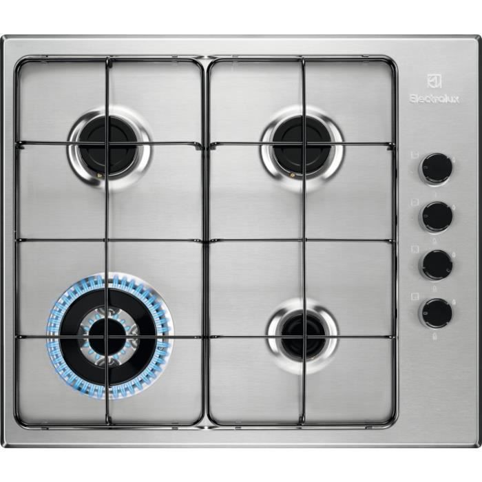 Electrolux EGS6414X Gas Cooker - 4 Burners - Stainless Steel - Enamelled - Round
