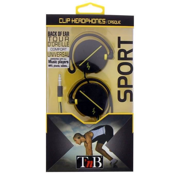 Cuffie con clip audio sportiva T'nB CSSPCLIP