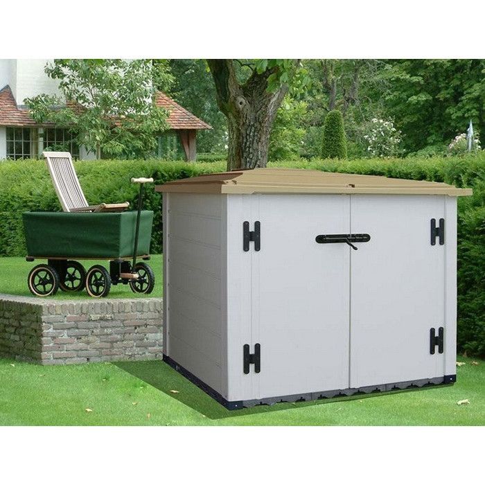 Caja de almacenamiento multifuncional de PVC Habrita Foresta BOXEVO100 de 1100 L