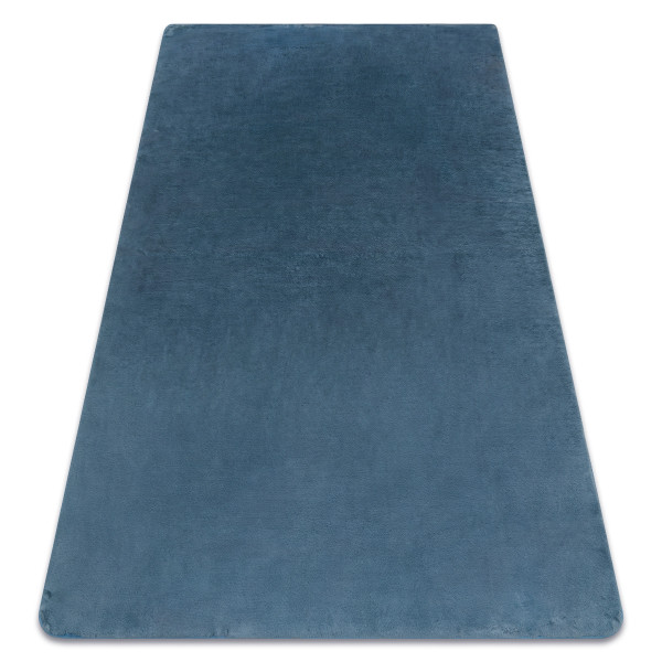 Dywan POSH Shaggy niebieski gruby, pluszowy, 50x80 cm