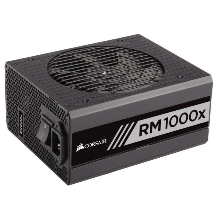 PC power supply - CORSAIR - RM1000x Shift -1000 Watt - ATX 3.1 - PCIe 5.1 - Cybenetics GOLD Certified - Shifted Modular PSU