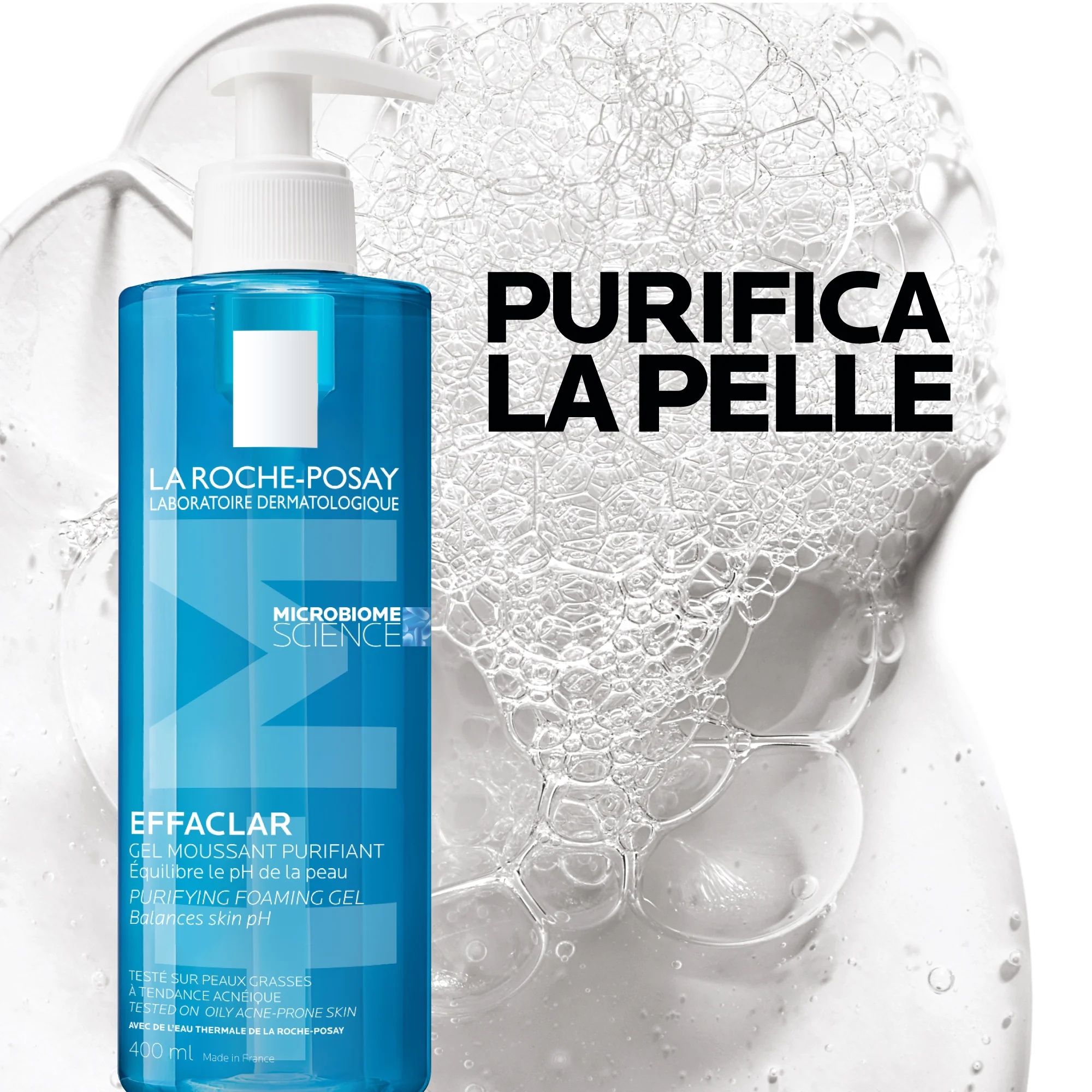 LA ROCHE POSAY La Roche Posay Effaclar Gel Mousse 400 ml Zuiverende reinigingsgel