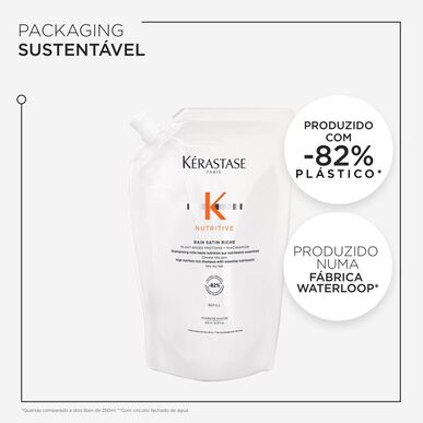 Kérastase Nutritive Bain Satin Riche Shampoo Navulling voor zeer droog haar 500 ml
