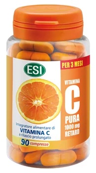 ESI Esi Pure C-vitamiin Retard 90 tabletti Immuunsüsteemi toidulisand