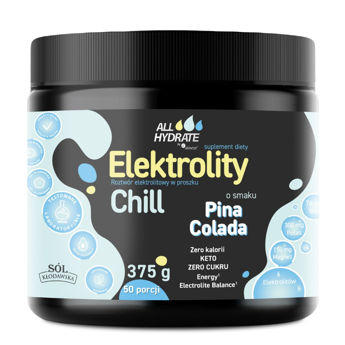 Aliness ALLHydrate Elektrolity CHILL Pina Colada