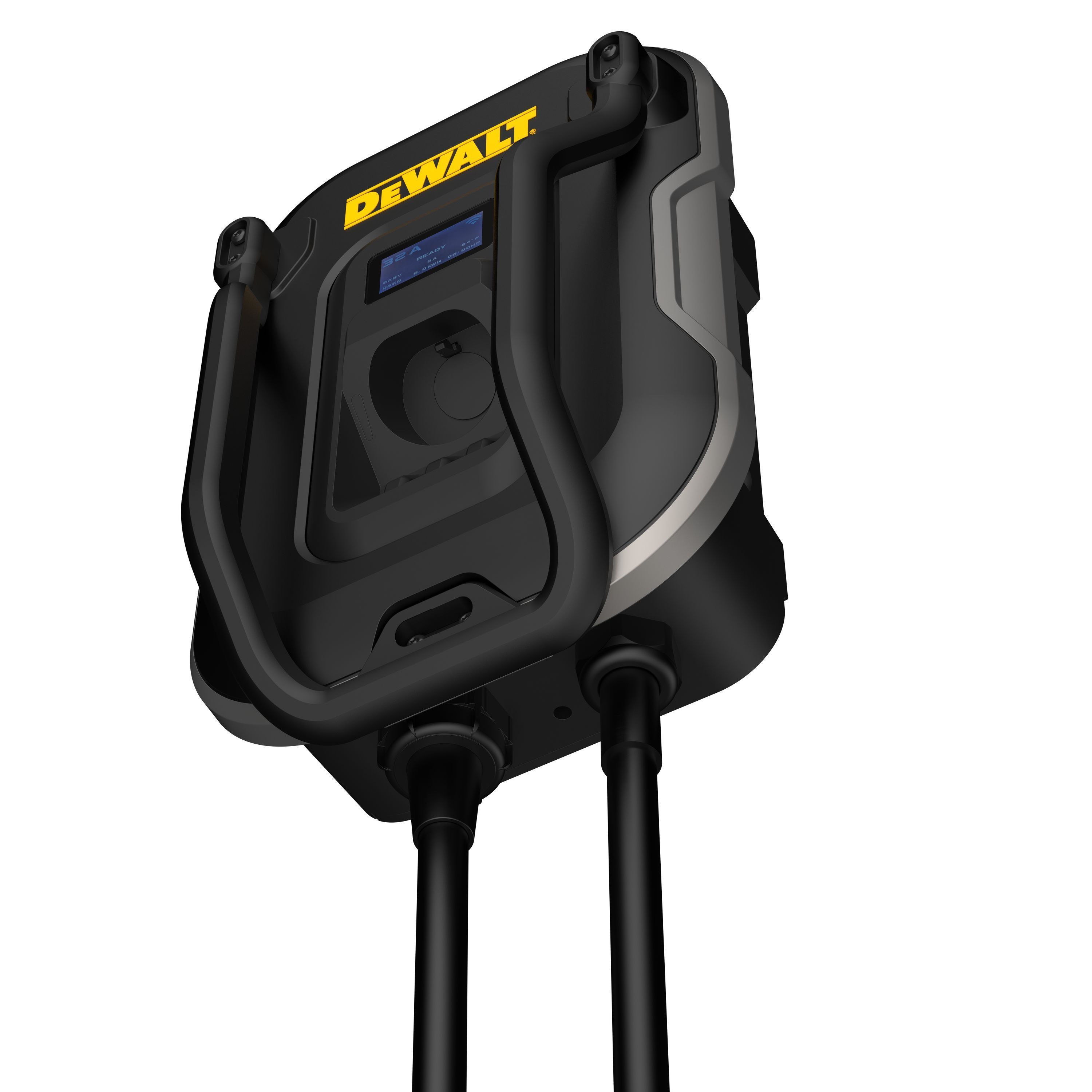 Estación de carga mural para vehículos eléctricos - DEWALT - 7,4 kW - Tipo 2 - 5 m - 32 A - 380 V CA