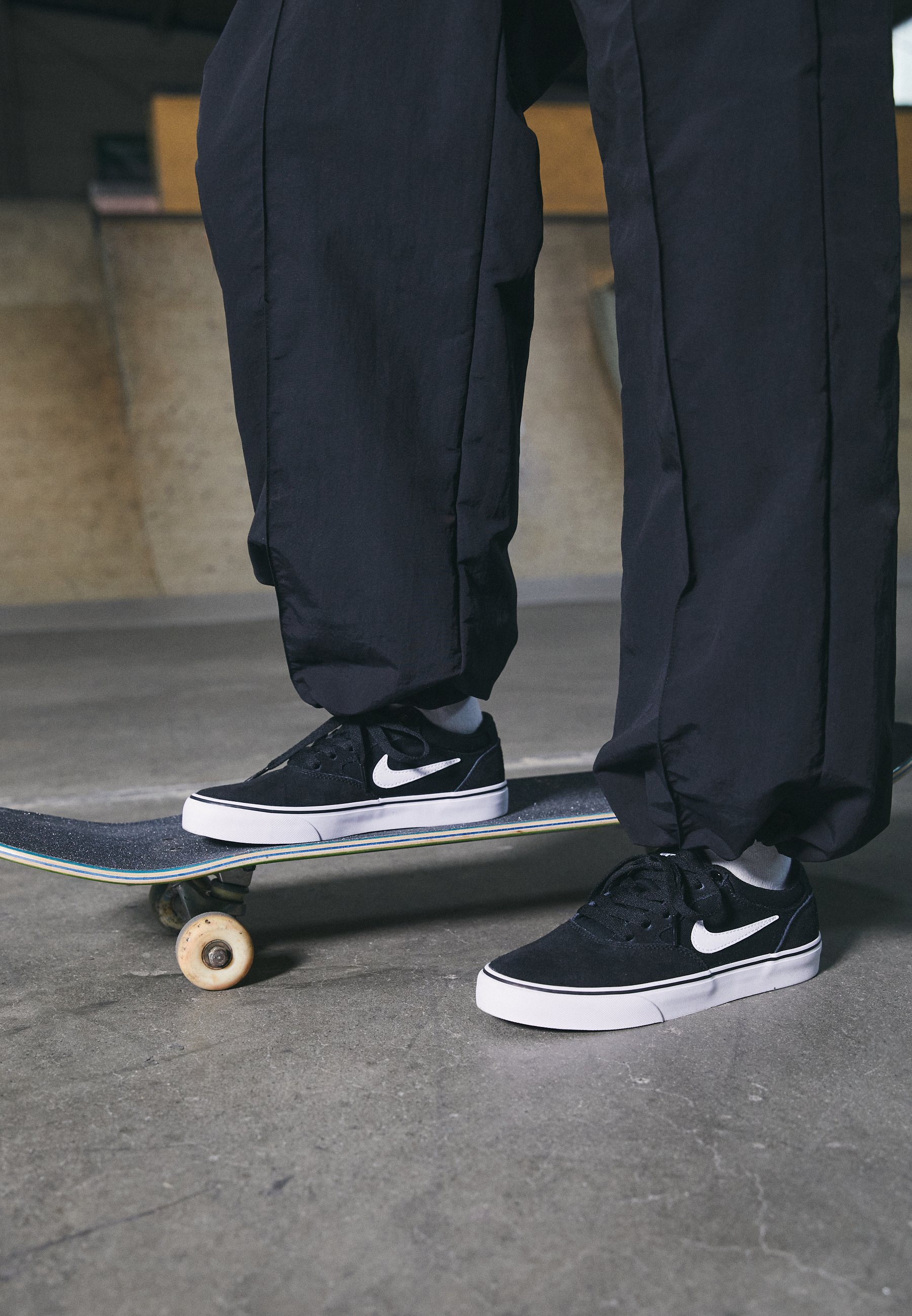 Nike SB CHRON 2 UNISEX - Scarpe da ginnastica - nero/bianco