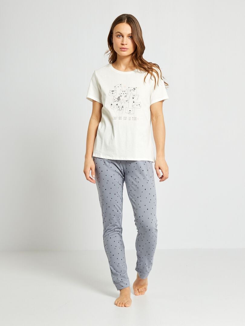 Camiseta de punto - BLANCA