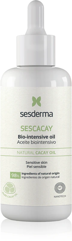 Óleo Bio-Intensivo Sesderma SESCACAY, óleo regenerador para cicatrizes e estrias.