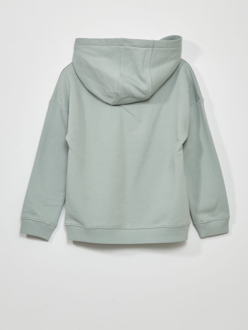 Fleece hoodie - blauw