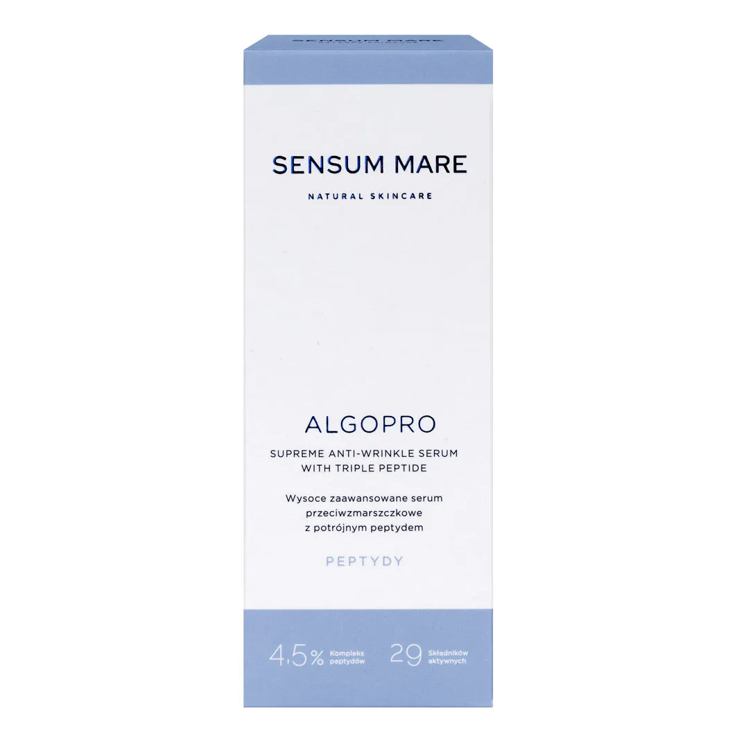Sensum Mare Algopro Wysoce zaawansowane serum przeciwzmarszczkowe z potrojnym peptydem 4,5% 30ml