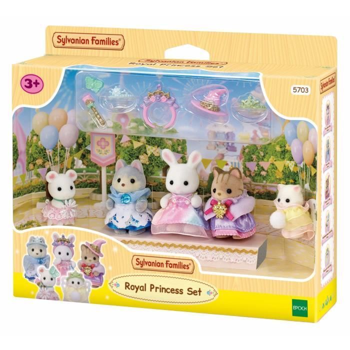 Set di 5 statuine di neonati in costume da principessa - SYLVANIAN FAMILIES - Modello 5703 - Unisex