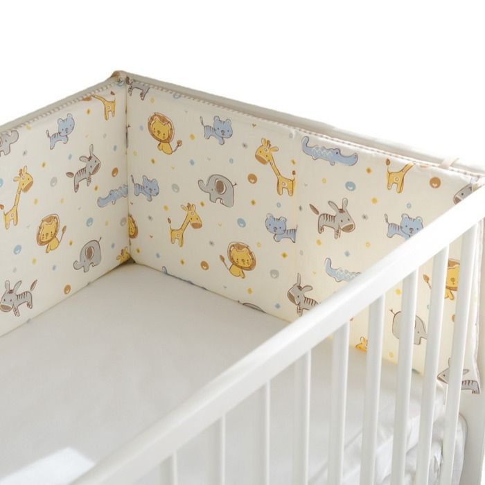 - Barrière de lit bébé, barrière en tissu anti-collision, sac en pur coton, Lion CAFI 120*30, une pièce - -