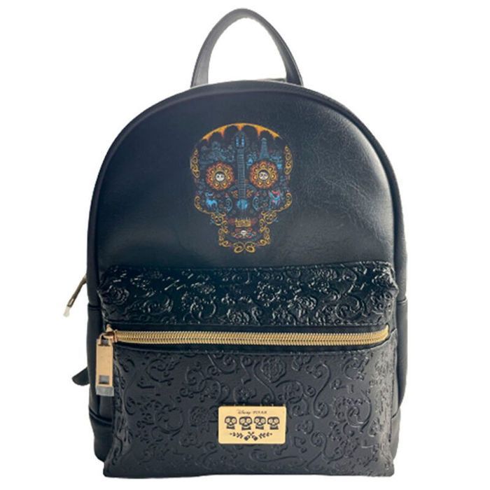 Sac à dos enfant - DISNEY - Disney Coco Skull - Bleu - Bretelles rembourrées - Compartiment spacieux