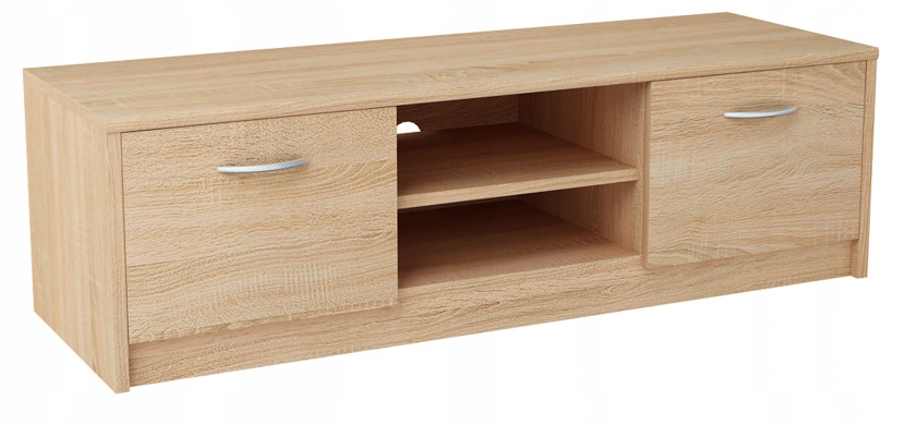 Szafka stolik RTV 2DC 120cm SONOMA komoda regał