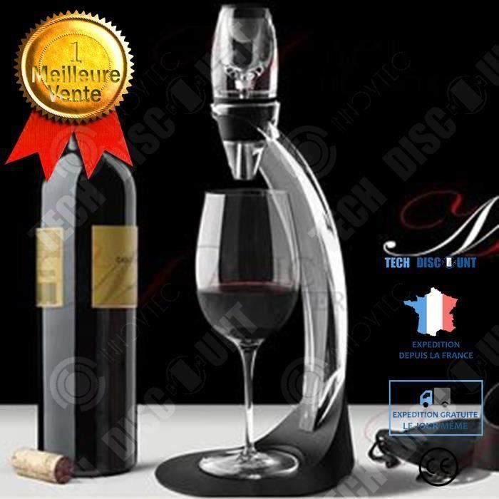 Kit de decantador y aireador de vino independiente INN®, set profesional para comerciantes de vino, refinamiento instantáneo del vino, aromas, diseño elegante, regalo