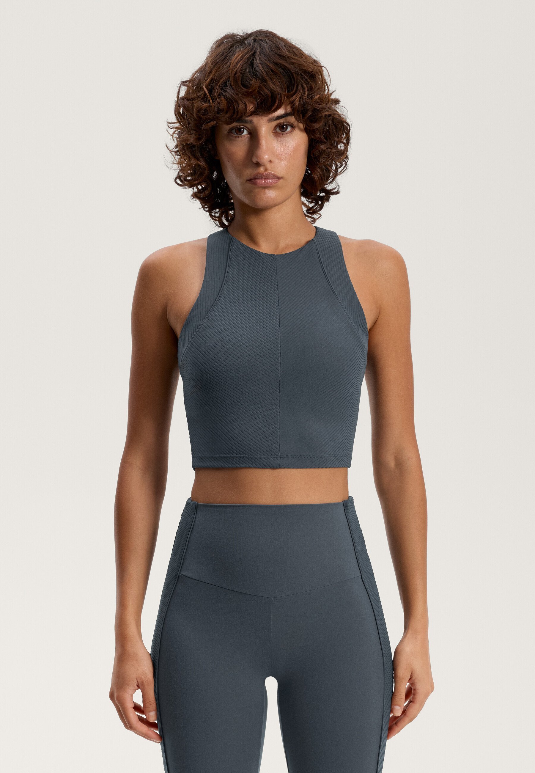 OYSHO COMFORTLUX TANK - Top - grijs
