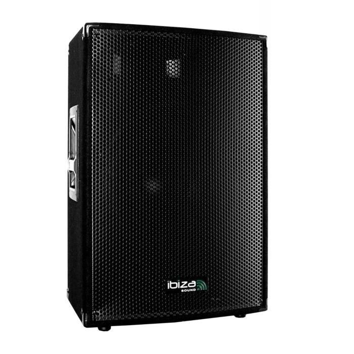 Total Ibiza Sound 1680W PA System Package: 2 x 600W Speakers - 480W Amplifier - Speakon Cables - DJ - Birthday - Party - Celebration