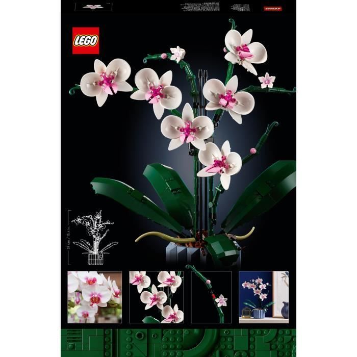 LEGO® Icons 10311 Orchidea, pianta artificiale da interno, decorazione per la casa