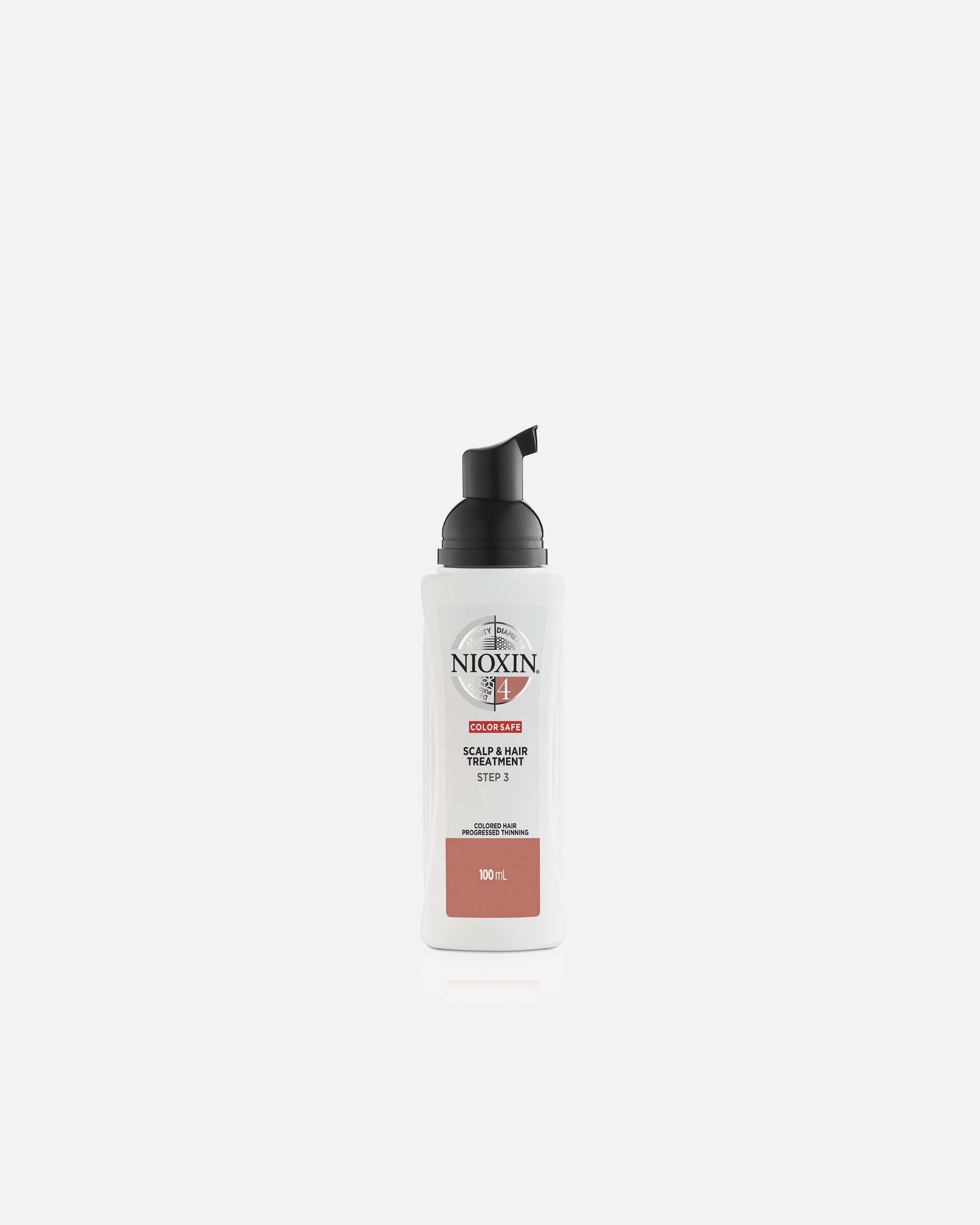 Nioxin Kopfhautpflegesystem 4 – Behandlung für coloriertes Haar und fortgeschrittenen Haarausfall – 100 ml