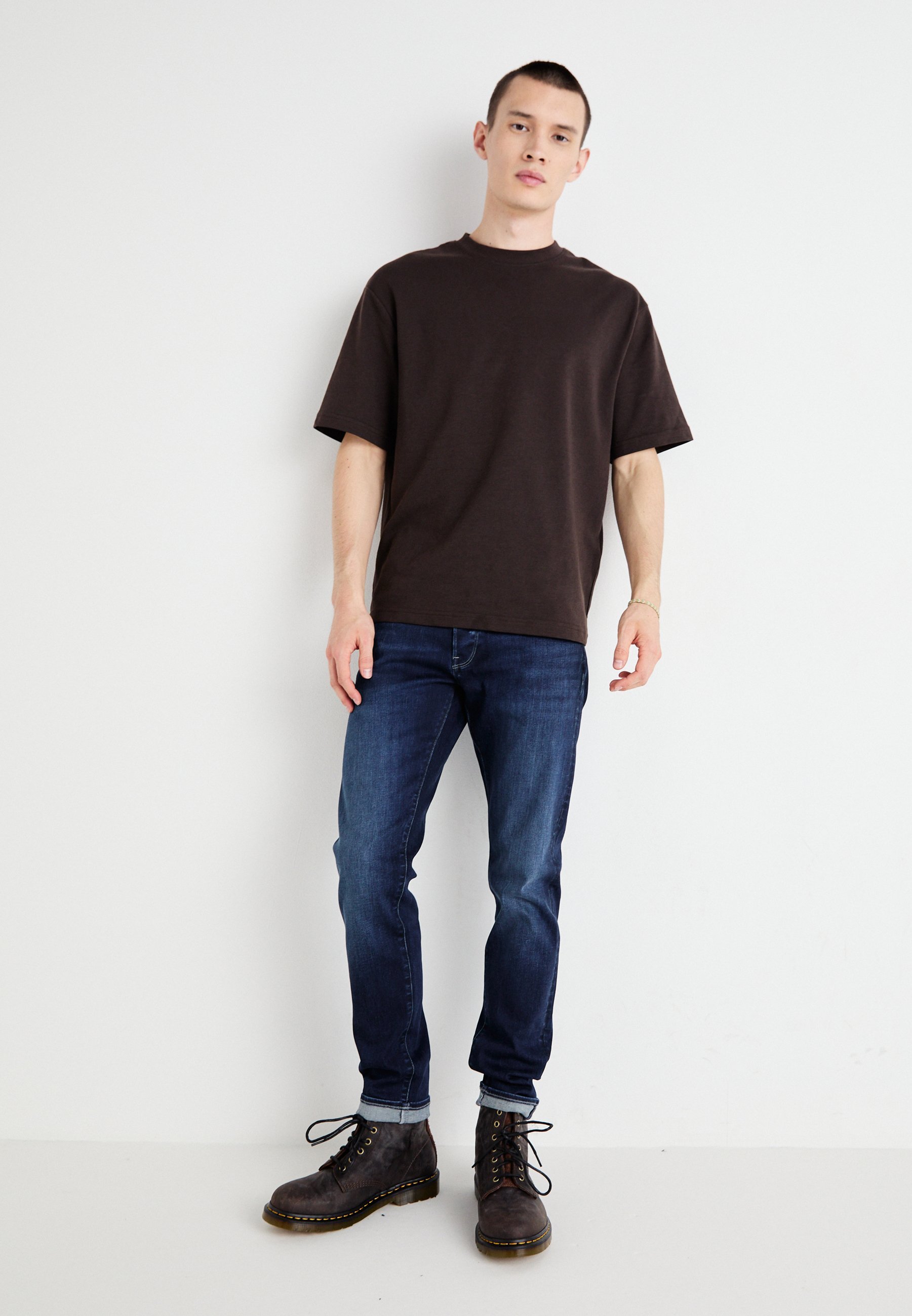 G-STAR 3301 SLIM - Jeans slim fit - denim blu scuro