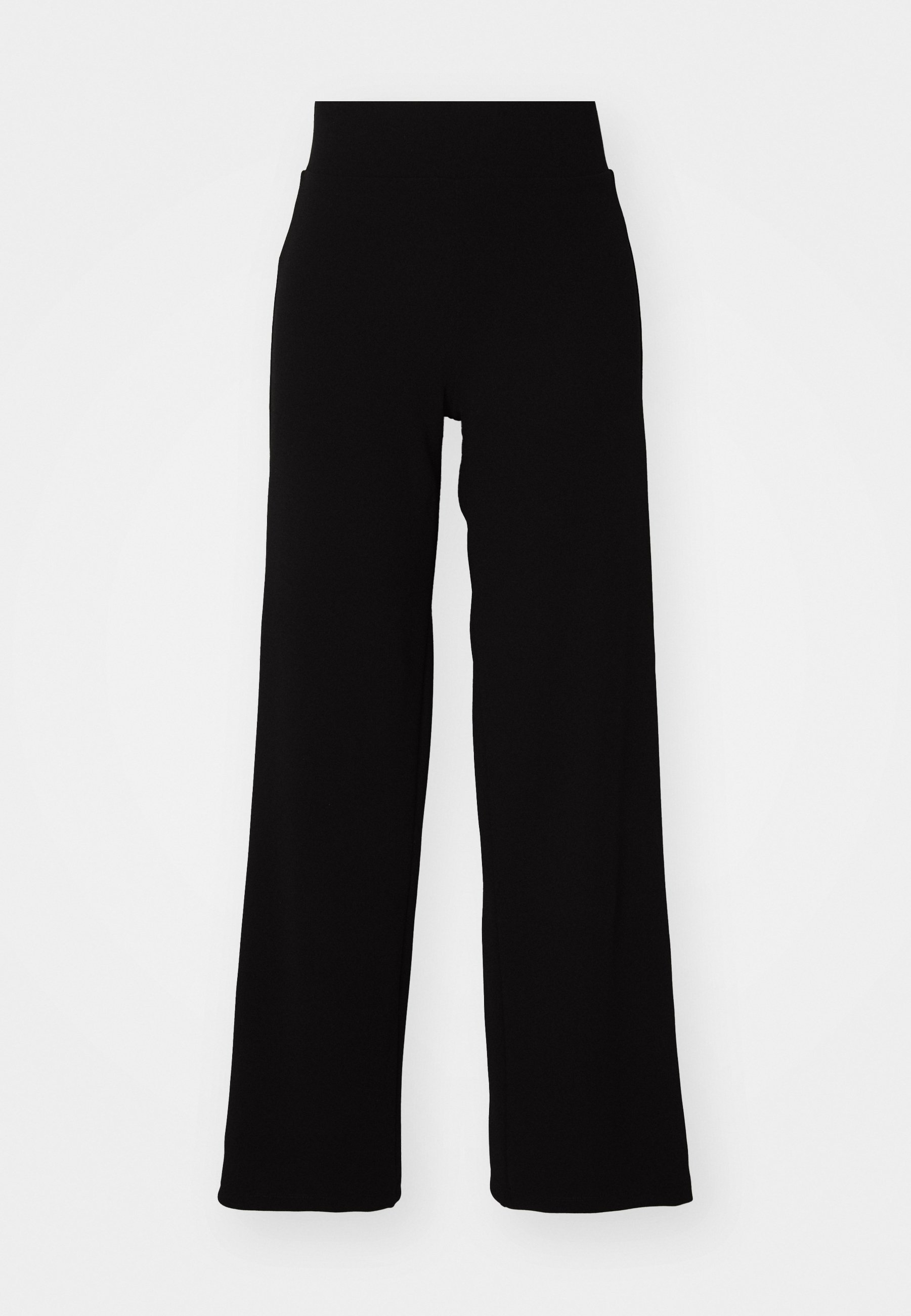 Gina Tricot JENNA WIDE LEG TROUSERS - Broek - zwart