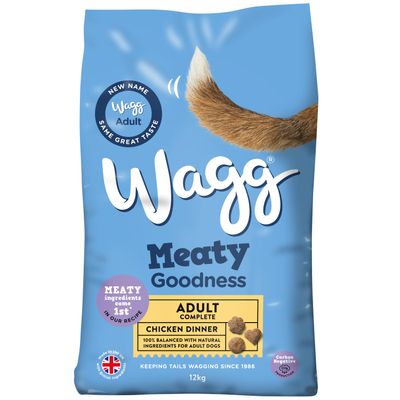 Wagg Meaty Goodness Komplettes Hühnchen-Menü für Erwachsene