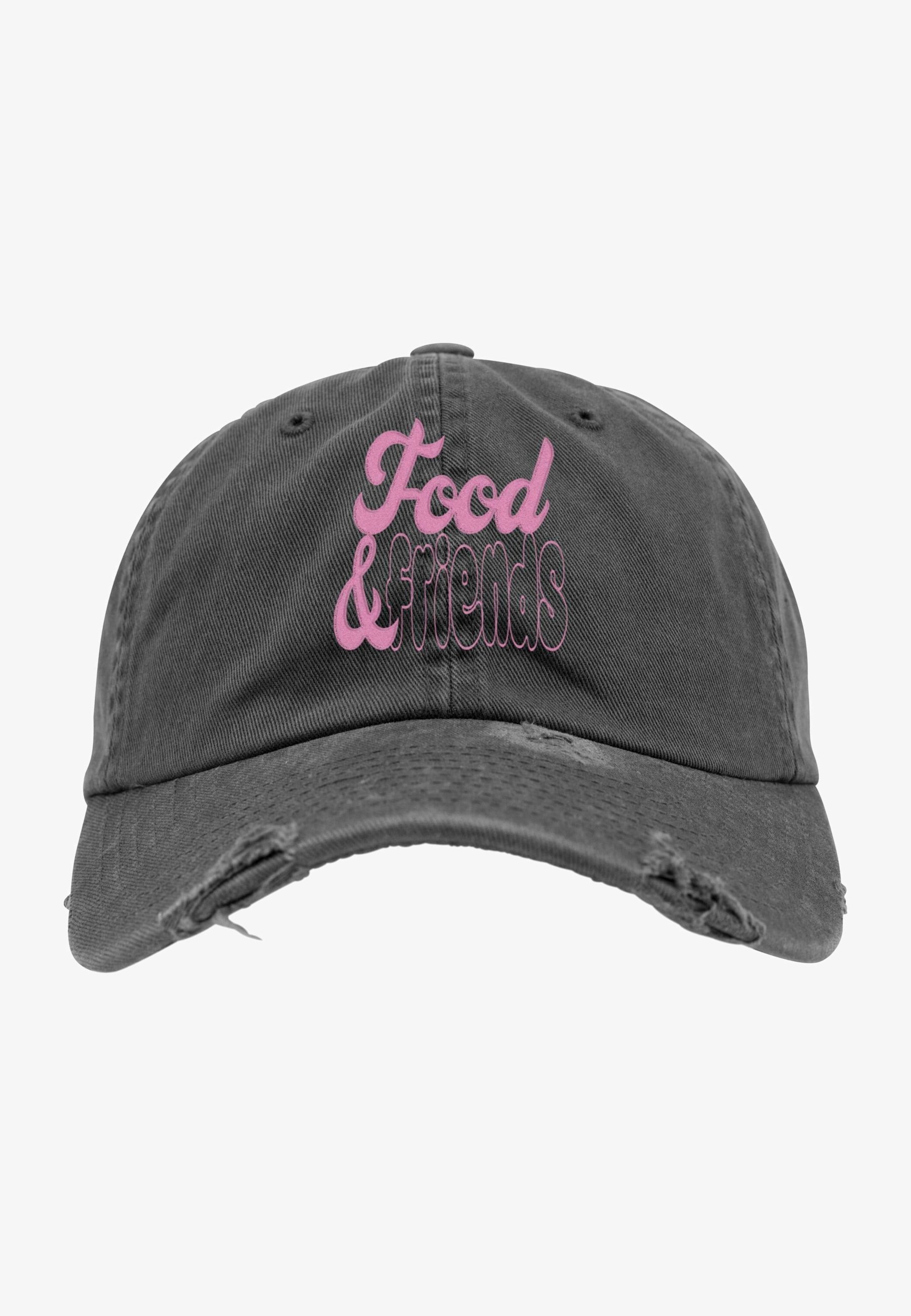 Lost Youth MJG LOW PROFILE FOODS FRIENDS - Cap - donkergrijs