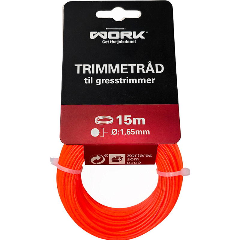 Arbejdstrimmertråd 1,65 mm, 15 m, Arbejde
