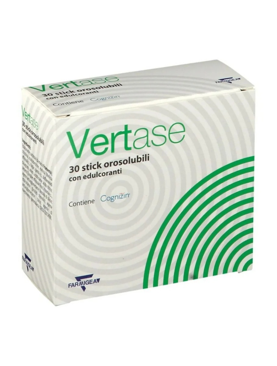 Farmigea Vertase Nahrungsergänzungsmittel für das Gedächtnis, 30 Schmelzstäbchen, Kognitive Funktion