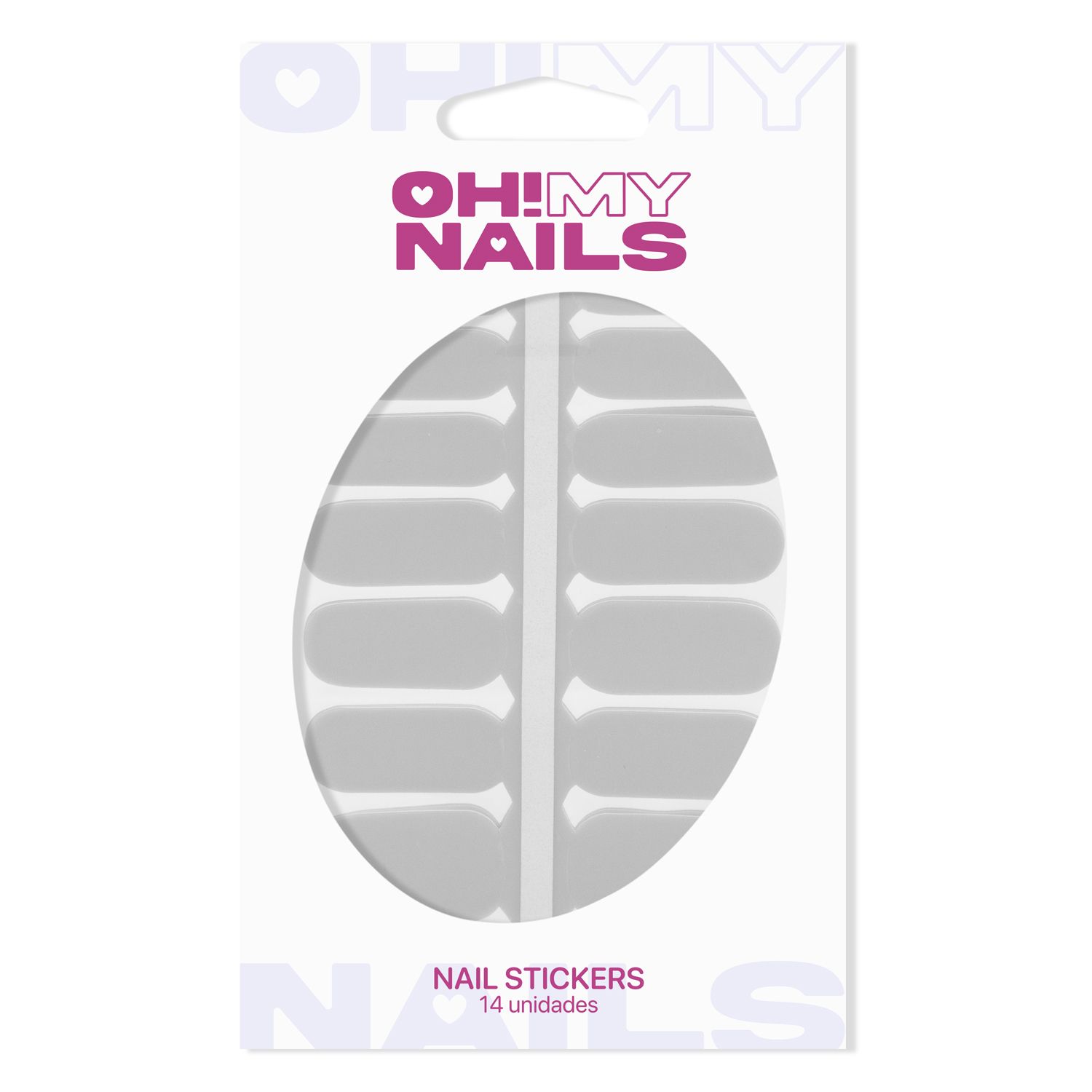 Oh My Nails Uzlīmes Gris Uñas postizas