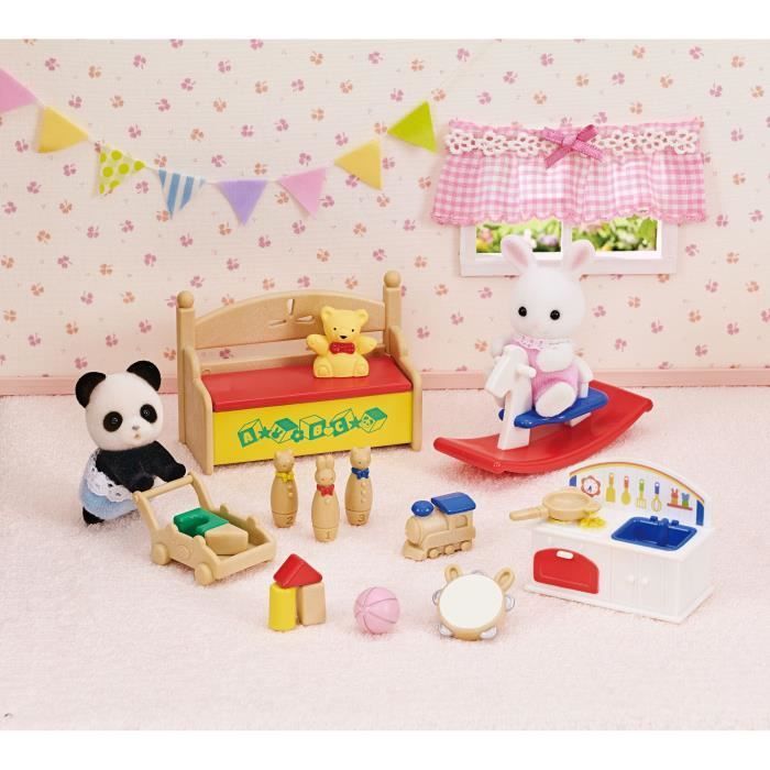 Miniature figurines - SYLVANIAN FAMILIES - The babies' toy box
