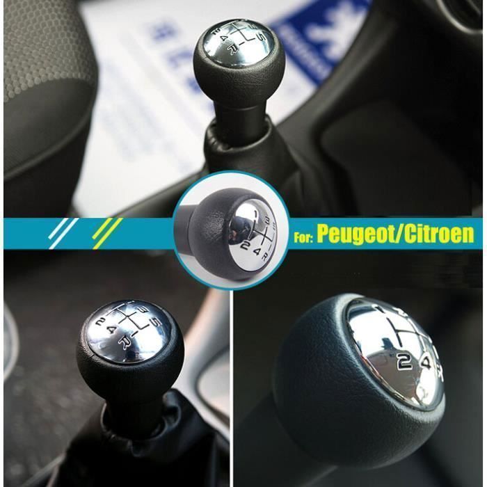 5-speed gear shift knob for PEUGEOT 308 2008 3008 5008 CITROEN C3 C4 Picasso