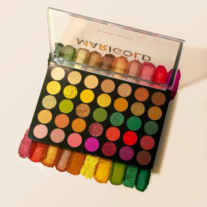 Paleta očných tieňov Marigold 35 odtieňov Palety očných tieňov a líčenie