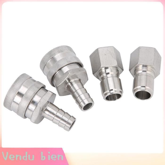 Adaptador de conector de cubo de cerveza de acero inoxidable de conexión rápida para conectar