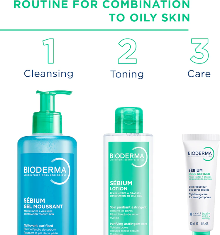 Bioderma Sébium Pore Refiner mattierende Creme für fettige Haut