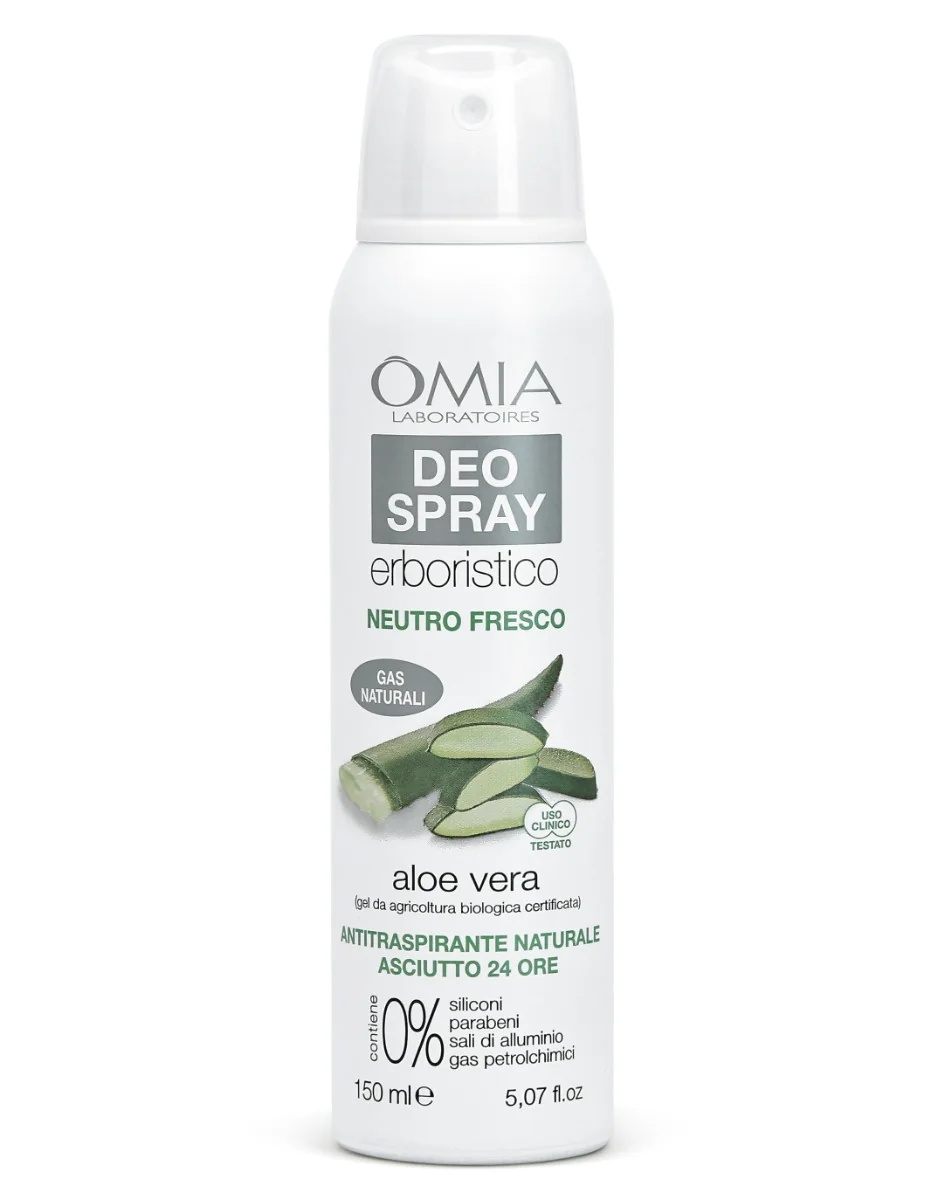 Déodorant en spray OMIA Herbal à l'aloe vera 150 ml