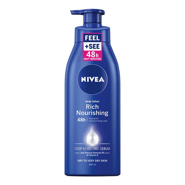 NIVEA Rik Pleiende Bodylotion for Tørr Hud 400ml