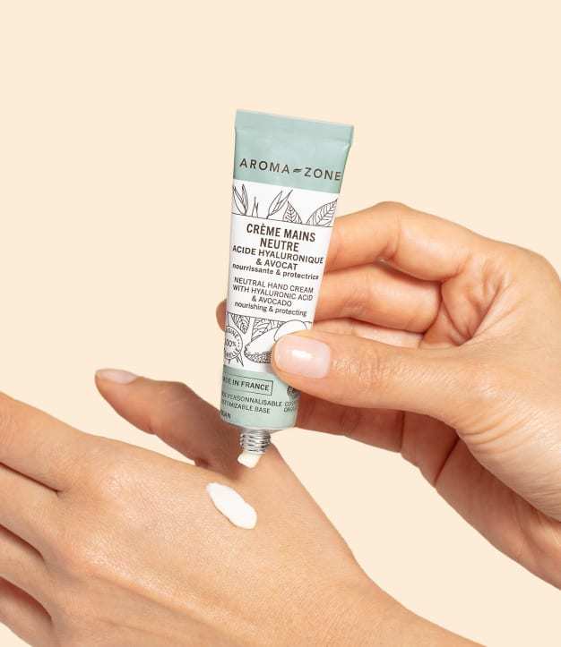 Crema de manos neutra con ácido hialurónico y aguacate orgánico 20 ml