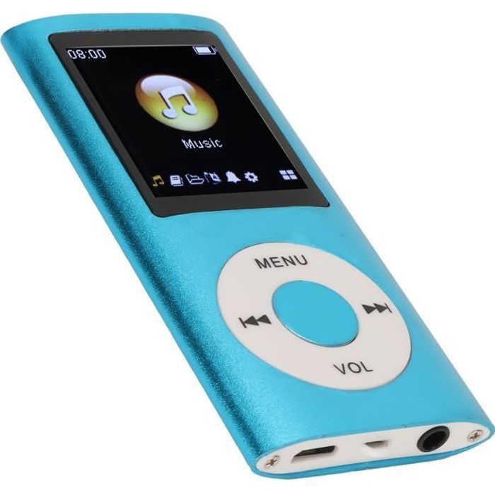 Lettore MP4 - SURENHAP - Modello elegante - 64 GB - Schermo LCD da 1,8 pollici - Durata della batteria: 8 ore