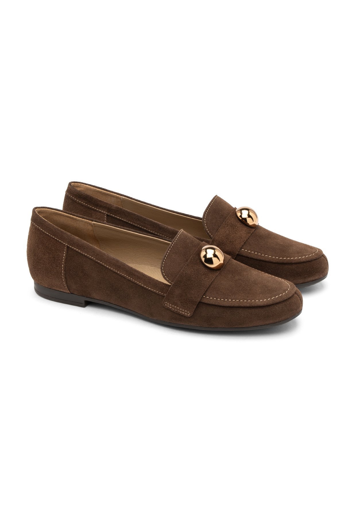 RYŁKO Slip-ons - Brązowe