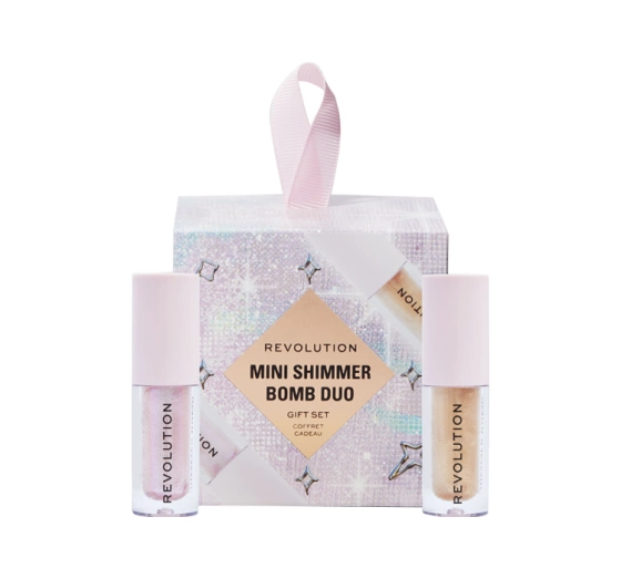 Makeup Revolution Mini Shimmer Bomb Duo zestaw dwóch błyszczyków 2x1,4ml
