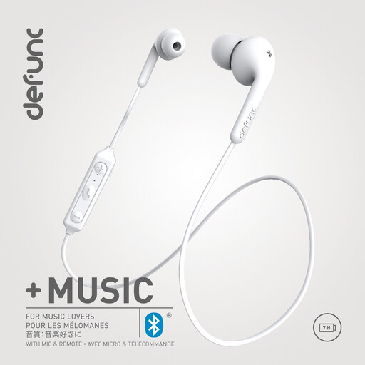  Fones de ouvido Bluetooth Defunc Plus Music