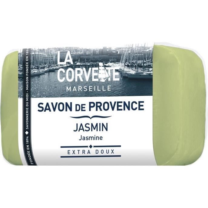 Savon - LACORVETTE - Marseille - Jasmin - 100g - Sans parabène