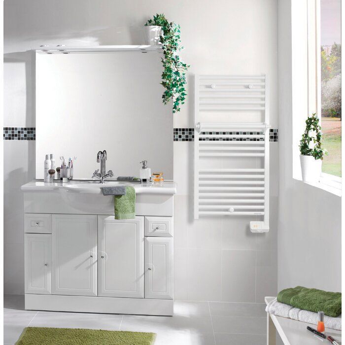 Calentador de toallas eléctrico digital blanco Atlantic de 500 W - 833620