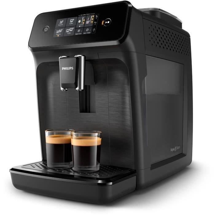 Automatische espressomachine met ingebouwde molen - PHILIPS - EP1200/00 - 1500 W - 275 g bonencapaciteit - Zwart + AquaClean onderhoudskit