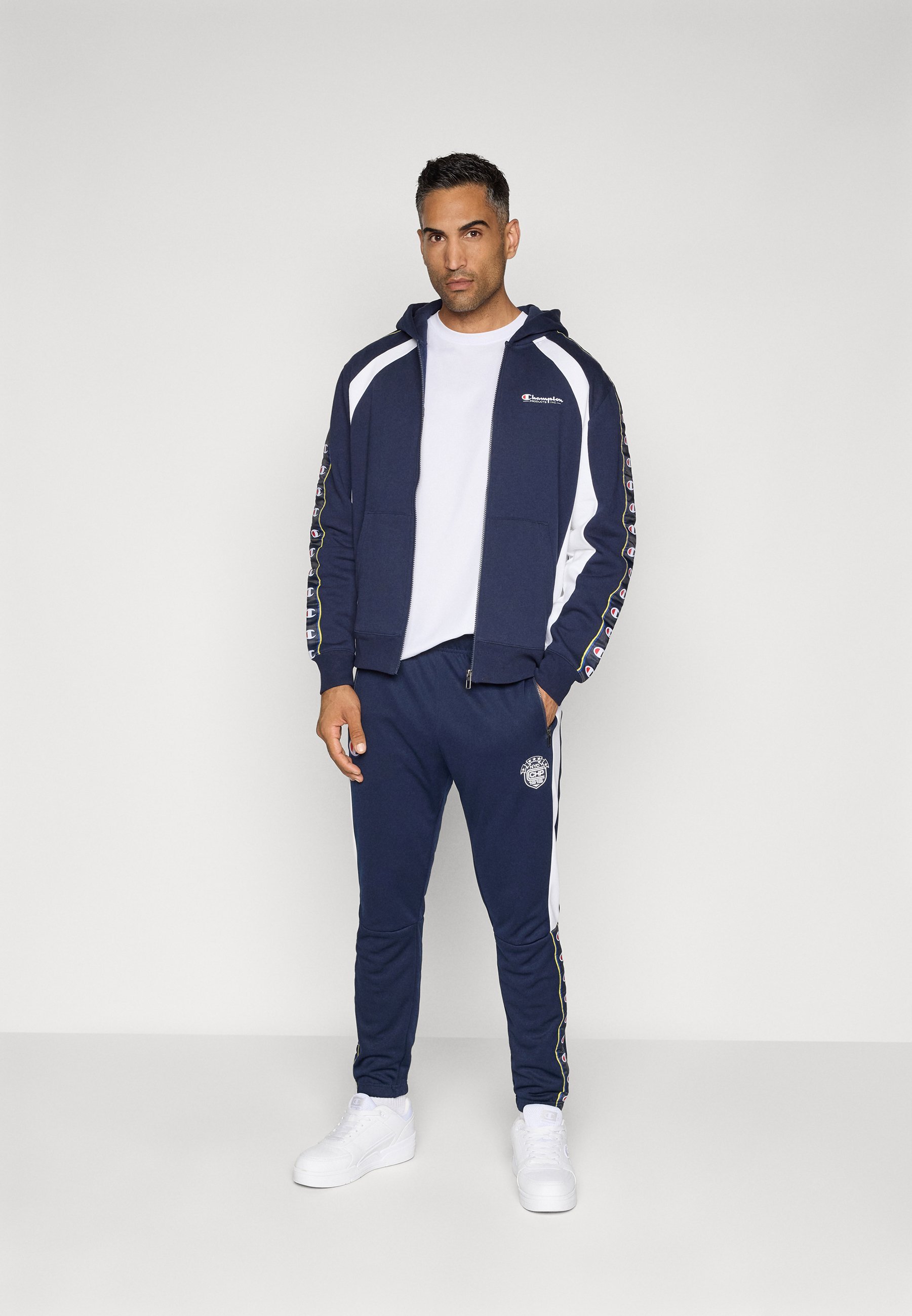 Champion SPORT HERITAGE FULL ZIP HOODIE - Bluza rozpinana na zamek - ciemnoniebieska