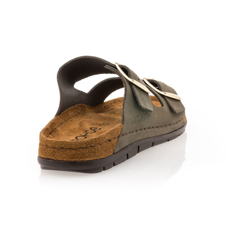 Groene sandalen/open teenschoenen voor dames