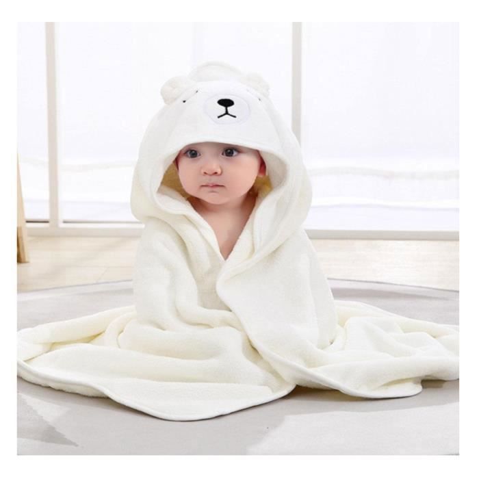 ServiettedeBainCapucheBébé,CapeDeBainBébéÀCapuche,SortiedeBainSuperAbsorbante,SortieDeBainBebe Label