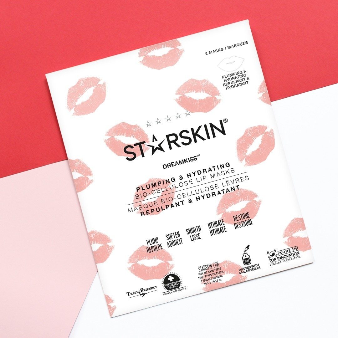 STARSKIN® lūpų kaukė „Dreamkiss™“ – bioceliuliozės antrosios odos lūpų kaukė – 10 ml
